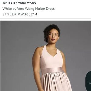 White by Vera Wang Halter Dress